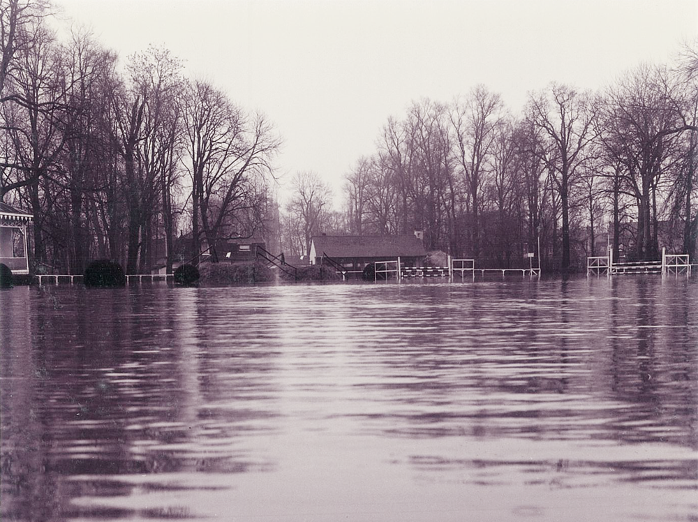 Inondation sur l’ensemble du Club en décembre 1966